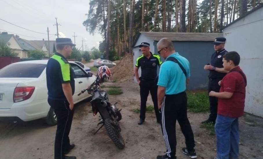 В Липецкой области автоинспекторы выявили почти 150 мотоциклистов- нарушителей!