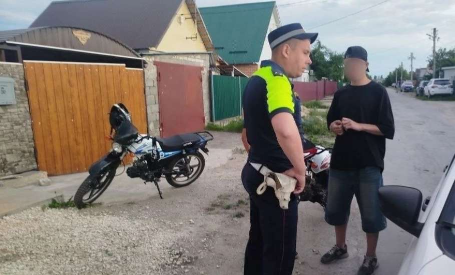 В Липецкой области автоинспекторы выявили почти 150 мотоциклистов- нарушителей!