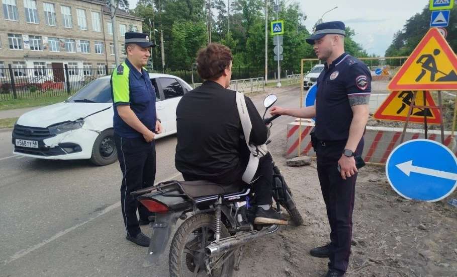 В Липецкой области автоинспекторы выявили почти 150 мотоциклистов- нарушителей!