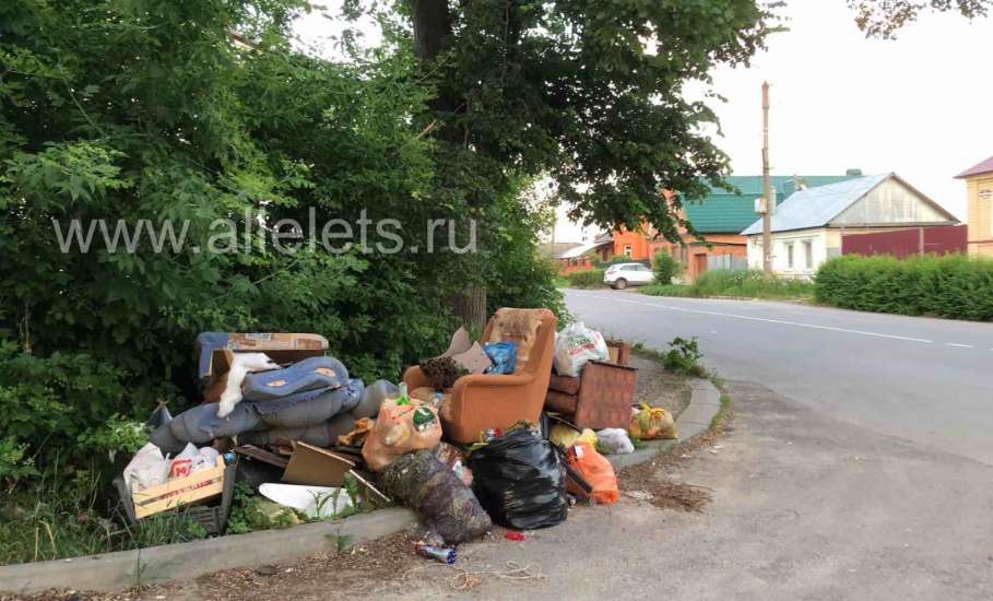 Печальная картина сложилась по улице Льва Толстого с вывозом мусора!