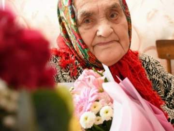 102 года отметила Лидия Антоновна Капырина из Долгоруковского округа
