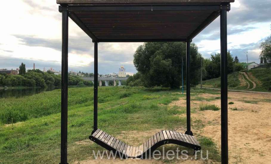 Состояние городского пляжа в Ельце