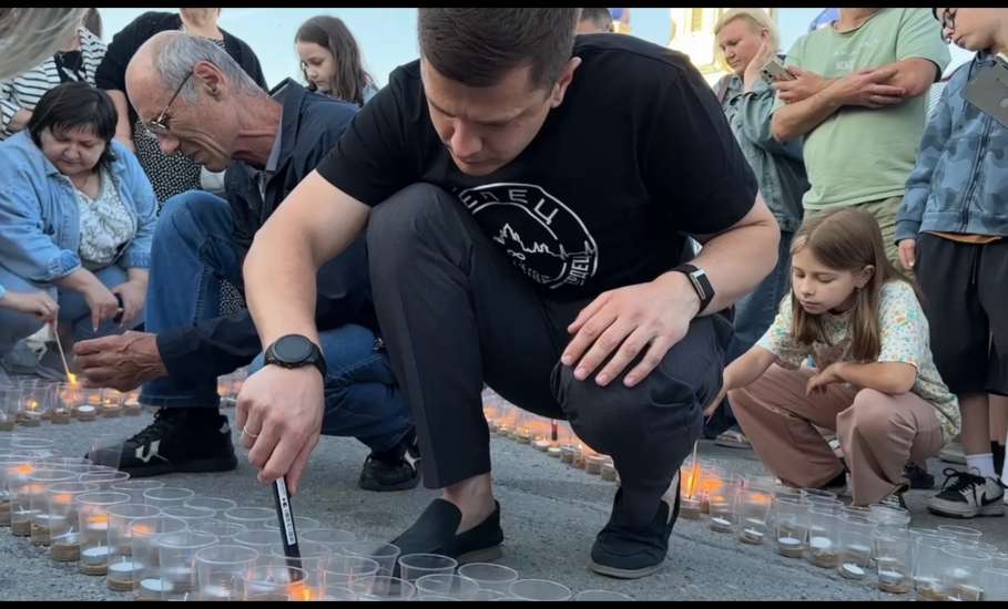 Вячеслав Жабин: &laquo;Сегодня присоединился к традиционной акции &laquo;Огненные картины войны&raquo;&raquo;