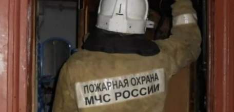 Загорание в квартире в г. Елец
