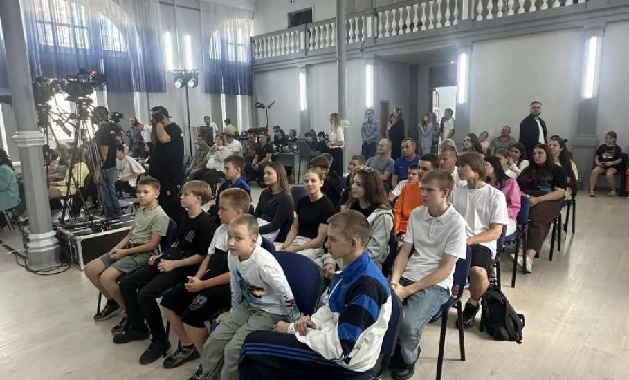 ВСТРЕЧА С ОЛИМПИЙСКИМ ЧЕМПИОНОМ в Ельце Олегом Саитовым