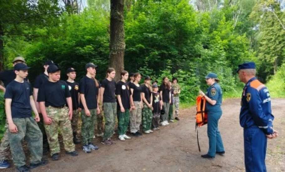 В детском лагере &laquo;Белая берёзка&raquo; в Елецком районе уделили внимание безопасности на воде