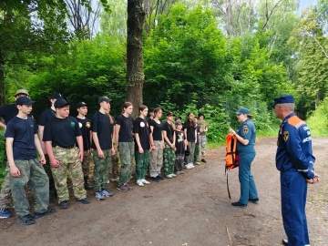 В детском лагере &laquo;Белая берёзка&raquo; в Елецком районе уделили внимание безопасности на воде