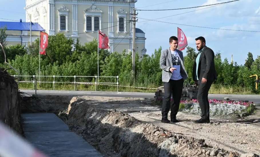 Вячеслав Жабин: &laquo;Вчера, в завершение дня, решил заехать проверить, как идут работы на площадке будущего сквера участников СВО."