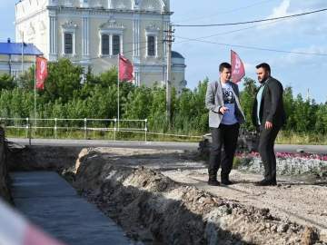 Вячеслав Жабин: &laquo;Вчера, в завершение дня, решил заехать проверить, как идут работы на площадке будущего сквера участников СВО."