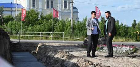Вячеслав Жабин: &laquo;Вчера, в завершение дня, решил заехать проверить, как идут работы на площадке будущего сквера участников СВО."