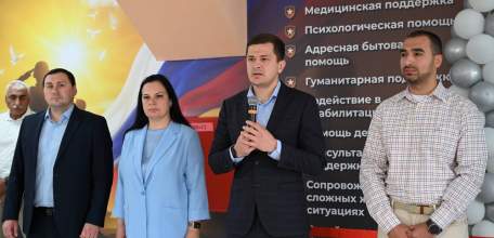 Вячеслав Жабин: &laquo;Сегодня принял участие в открытии Центра помощи семьям участников специальной военной операции&laquo;