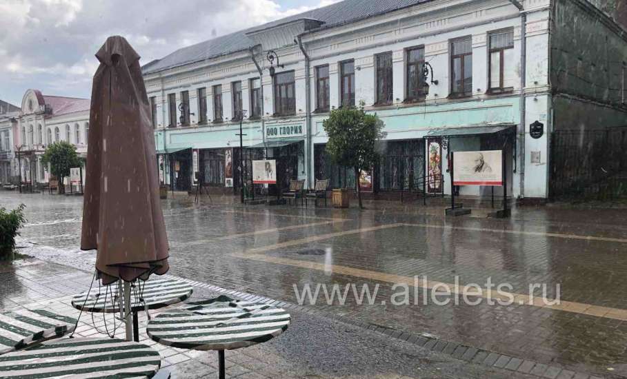 В Ельце сегодня и завтра ожидаются ливни, грозы, возможен местами град!