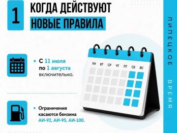 С сегодняшнего дня в Липецкой области стал действовать временный режим отпуска бензина!