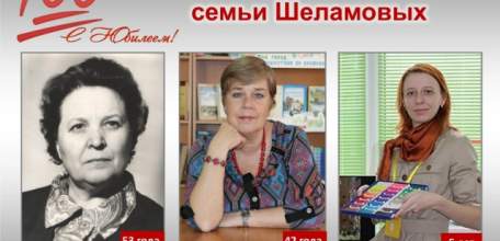 БИБЛИОТЕЧНОЙ ДИНАСТИИ СЕМЬИ ШЕЛАМОВЫХ 100 ЛЕТ!