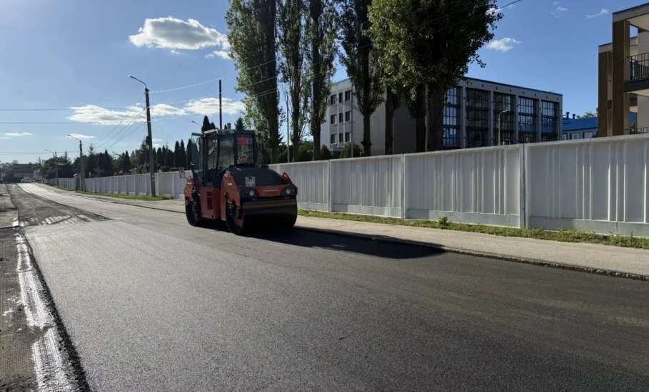 В Ельце положили новый асфальт