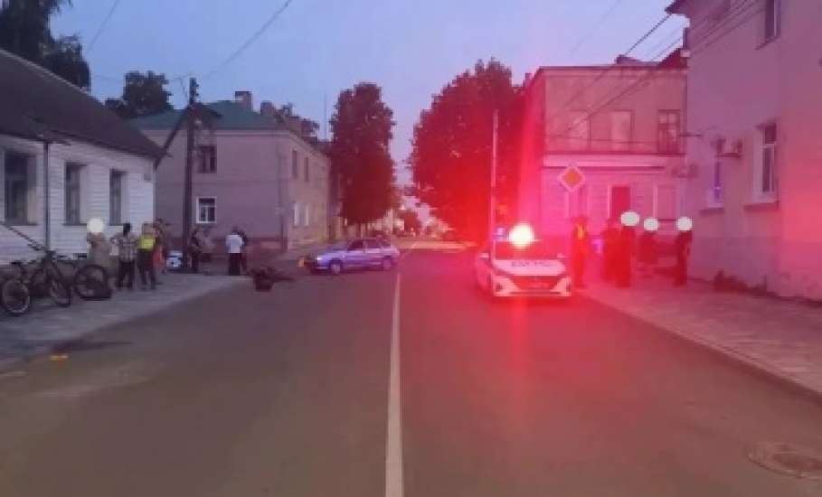 Очередное ДТП произошло в Ельце! Водитель мотоцикла в больнице