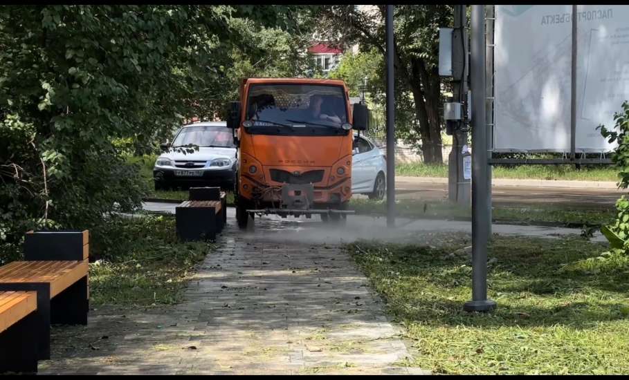 Благодаря инициативе депутата Ольги Карасевой привели в порядок сквер Ленина на улице Вермишева
