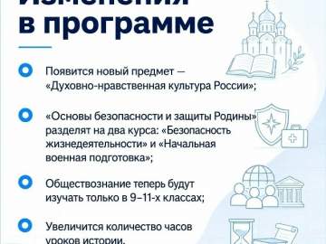 С 1 сентября в российских школах вступают в силу важные изменения