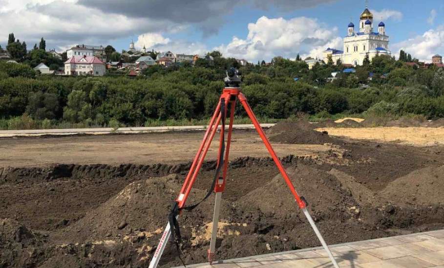 Благоустройство набережной полным ходом идёт в Ельце
