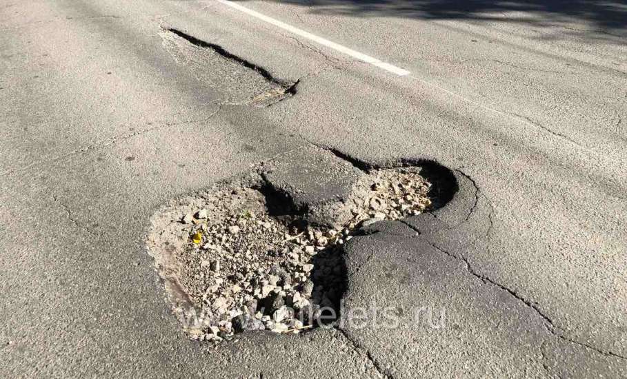 Ямы по улице Льва Толстого становятся всё больше!