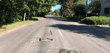 Ямы по улице Льва Толстого становятся всё больше!