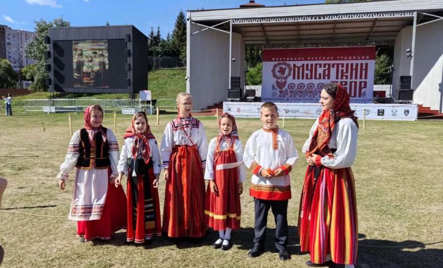 Ельчане участвовали в фестивале русских традиций Липецкой области "Мусаткин двор"
