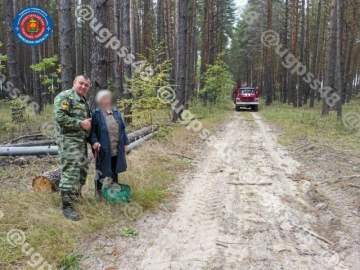 Липецкие пожарные нашли заблудившуюся женщину в лесу!