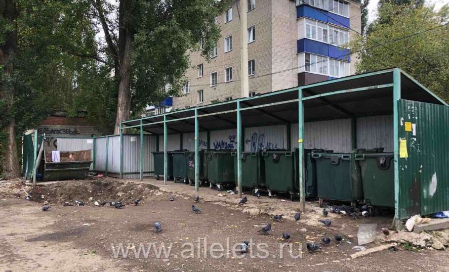 В Ельце сегодня идеальная чистота на контейнерной площадке по сбору мусора!