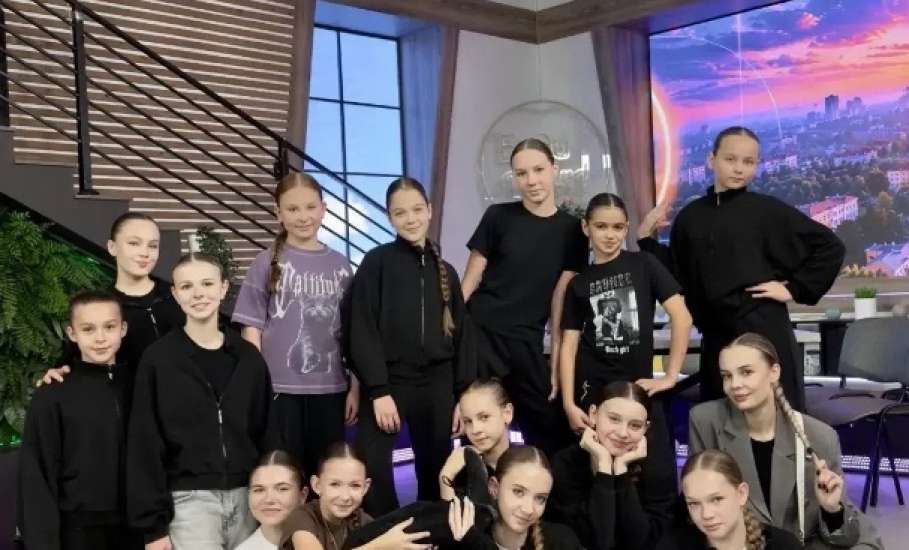 Образцовый танцевальный коллектив &laquo;Шаг вперед&raquo; побывал в гостях у телеканала &laquo;Липецкое время&raquo;