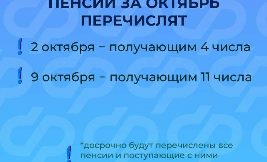 Отделение Социального фонда по Липецкой области перечислит часть выплат досрочно &mdash; даты выпадают на выходные