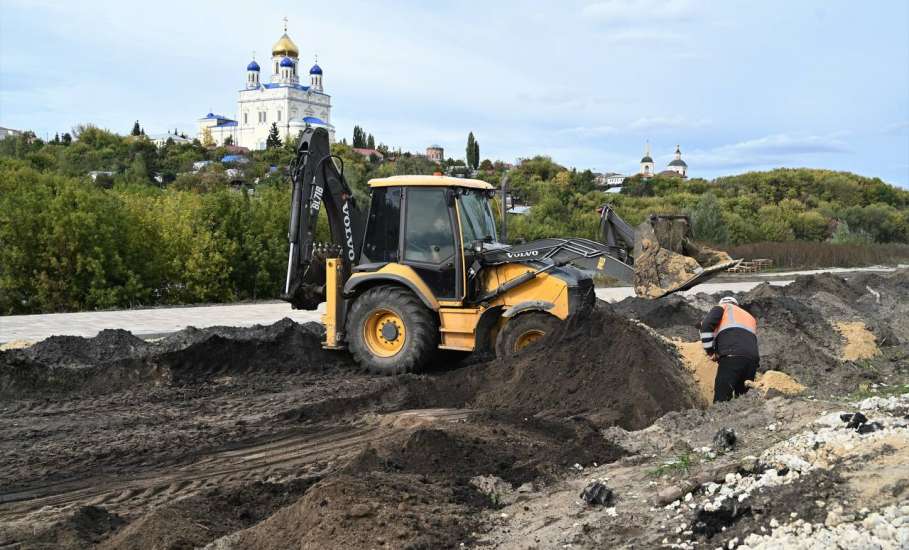 Вячеслав Жабин: &laquo;Сегодня приехал на набережную реки Быстрая Сосна &mdash; посмотрел, как продвигается благоустройство&raquo;