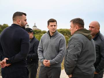 Вячеслав Жабин: &laquo;Сегодня приехал на набережную реки Быстрая Сосна &mdash; посмотрел, как продвигается благоустройство&raquo;