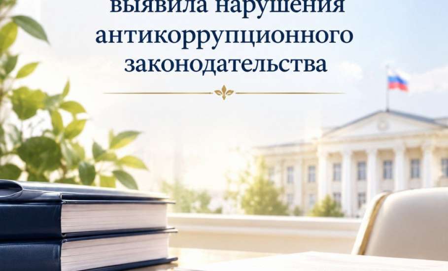 Прокуратура Елецкого района выявила нарушения антикоррупционного законодательства