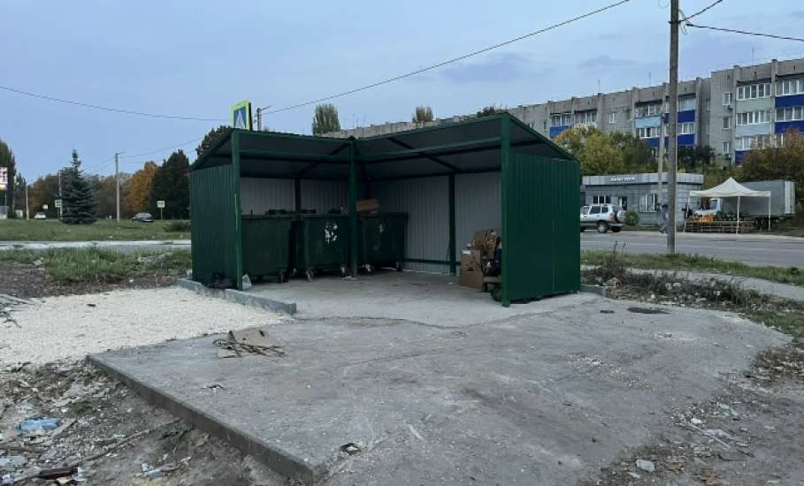 На ул. Черокманова реконструирована контейнерная площадка