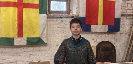 16 октября обучающиеся 5 &laquo;А&raquo; класса МБОУ &laquo;Средняя школа N 8 города Ельца&raquo; посетили Военно-исторический клуб &laquo;Копьё&raquo;
