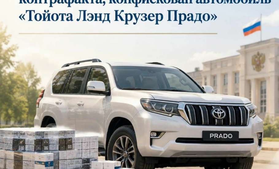 У ельчанина, осужденного за сбыт контрафакта, конфискован автомобиль &laquo;Тойота Лэнд Крузер Прадо&raquo;