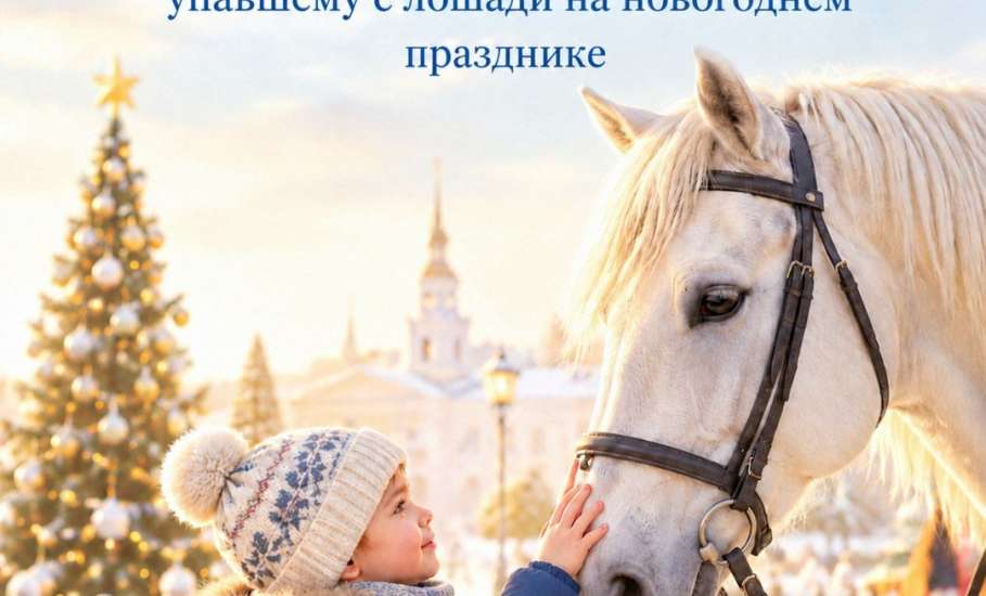 Прокуратура Ельца потребовала возместить моральный вред ребенку, упавшему с лошади на новогоднем празднике!
