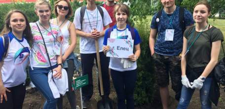 Команда ЕГУ им. И.А. Бунина приняла участие во всероссийском фестивале именных вузов России «Имена России – слава России»