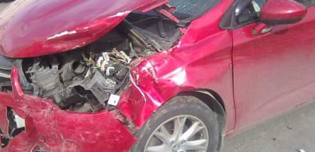 В Ельце столкнулись два автомобиля