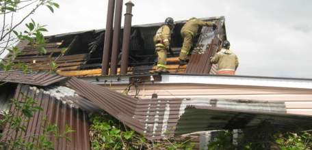 8 июня в Елецком районе горел жилой дом