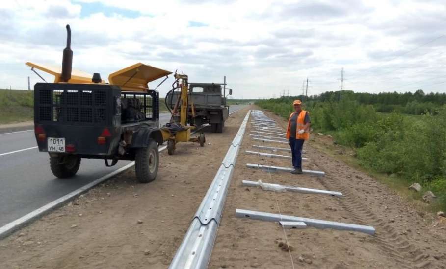 В Липецкой области продолжается ремонт региональных автомобильных дорог