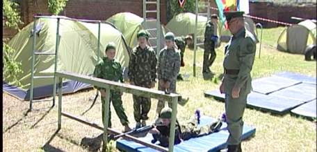 На территории Ельца казаки разбили военно-патриотический лагерь