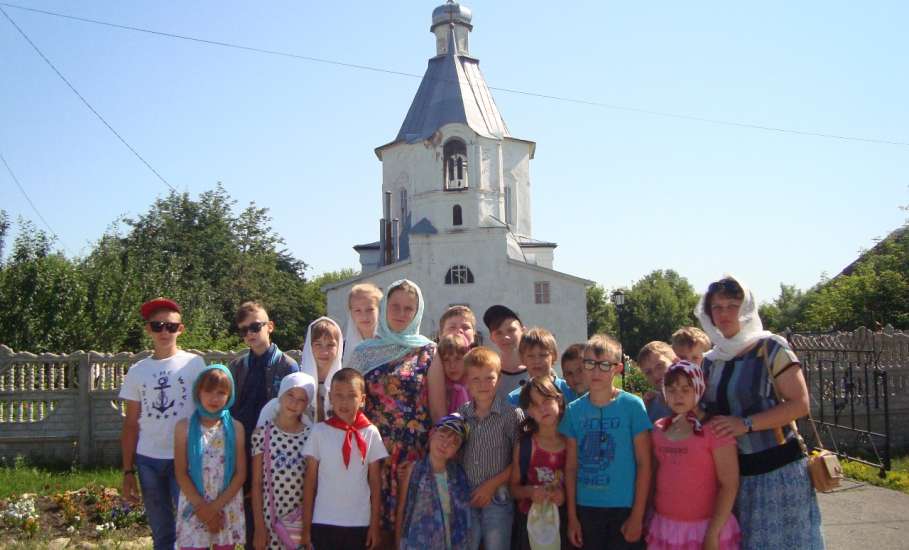 В Елецком районе завершила свою работу православная лагерная смена «Преображение»