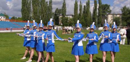 Гран-при II областного шоу-конкурса ансамблей мажореток и барабанщиц - у елецких мажореток