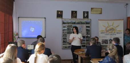 Липецкие активисты ОНФ провели уроки предпринимательства в школе посёлка Солидарность Елецкого района