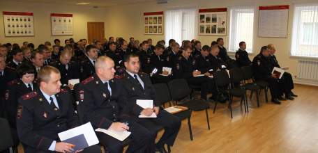 В ОМВД России по городу Ельцу подвели итоги работы полиции за 9 месяцев 2017 года