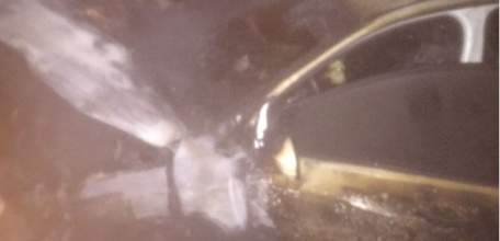 Загорание автомобиля в г. Елец