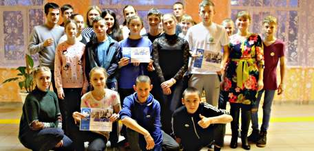 Елецкие добровольцы провели исторический квест с воспитанниками школы-интерната