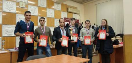 Команда ЕГУ им. И.А. Бунина - победитель областного чемпионата по шахматам