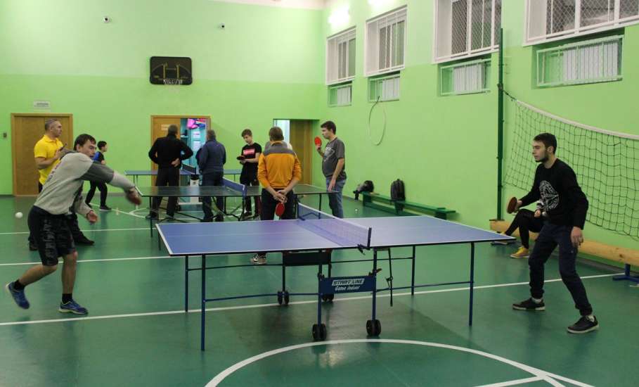 В Елецком районе прошёл Турнир по настольному теннису «Жёлтый лист»